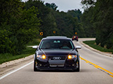 B7 Audi A4 driving in Northern Illinois