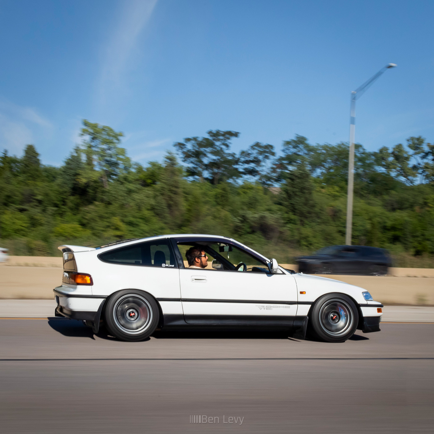 Rolling Shot of RHD Honda CRX