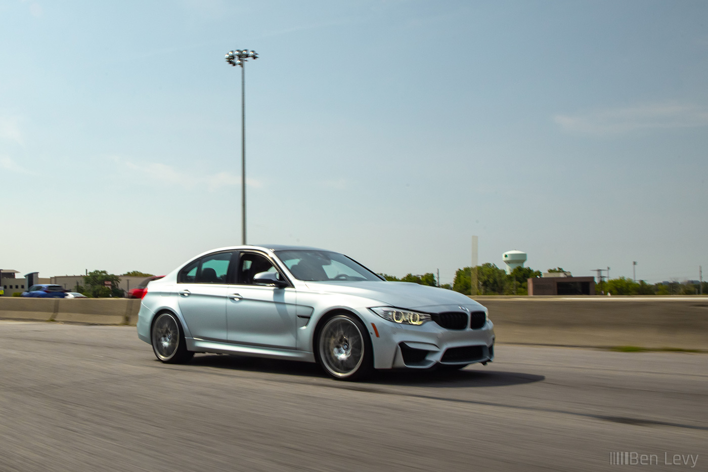 Rolling Shot of F80 BMW M3 outside of Chicago