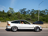 Rolling Shot of RHD Honda CRX