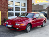 Red Volvo 480 Turbo in America