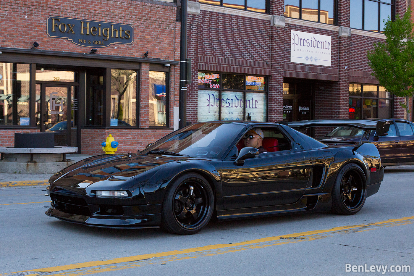 All-black Acura NSX