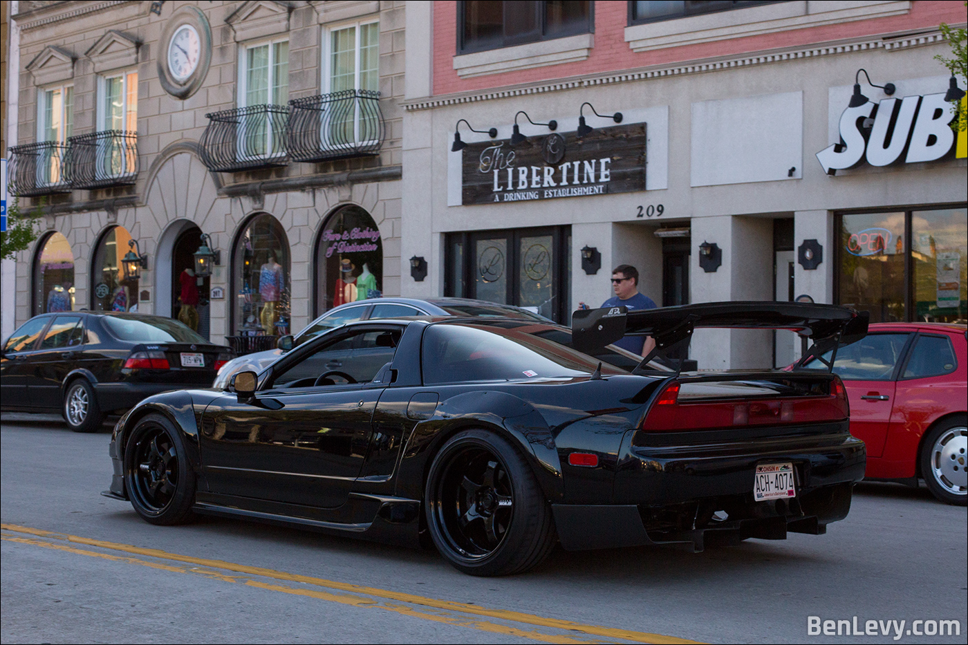 All-black Acura NSX