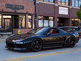 Blacked-out Acura NSX