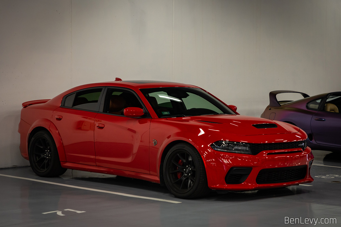 Red Dodge Charger SRT Hellcat