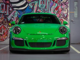 Green Porsche GT3