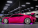 Pink Wrap on NC1 Acura NSX