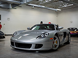 Silver Porsche Carrera GT in Chicago Garage