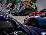 Exotic Cars at Alpha Garage in Chicago