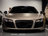 Front of Audi R8 with Grey Wrap