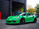 Lime Green Porsche 911 GT3