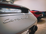 Rear Emblem of Porsche Carrera GT