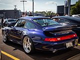 Blue Porsche 911 C4S