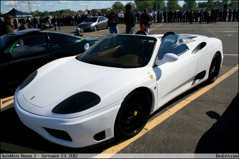 White Ferrari 360