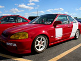 Red Honda Civic Coupe