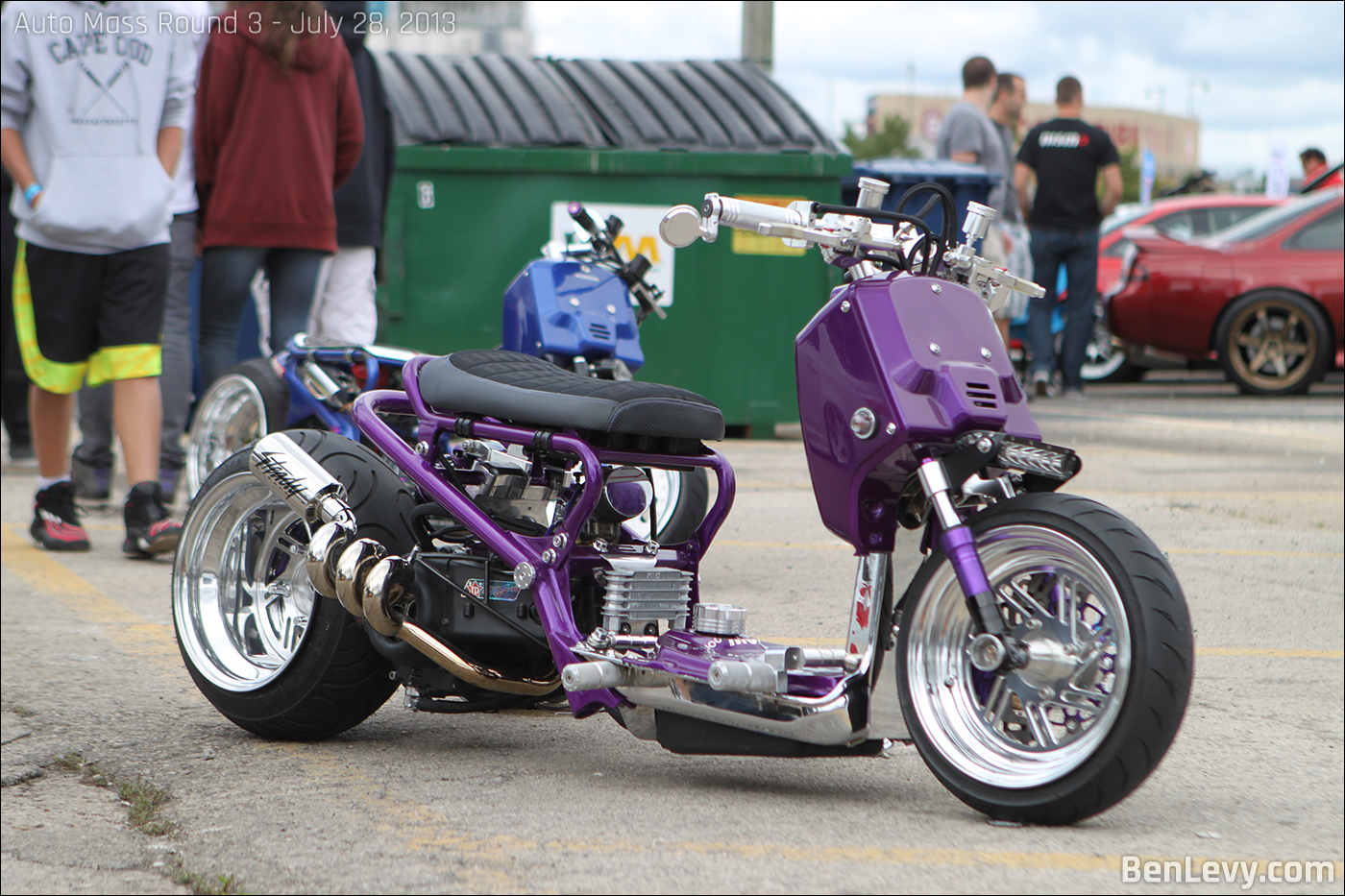 Purple Honda Ruckus