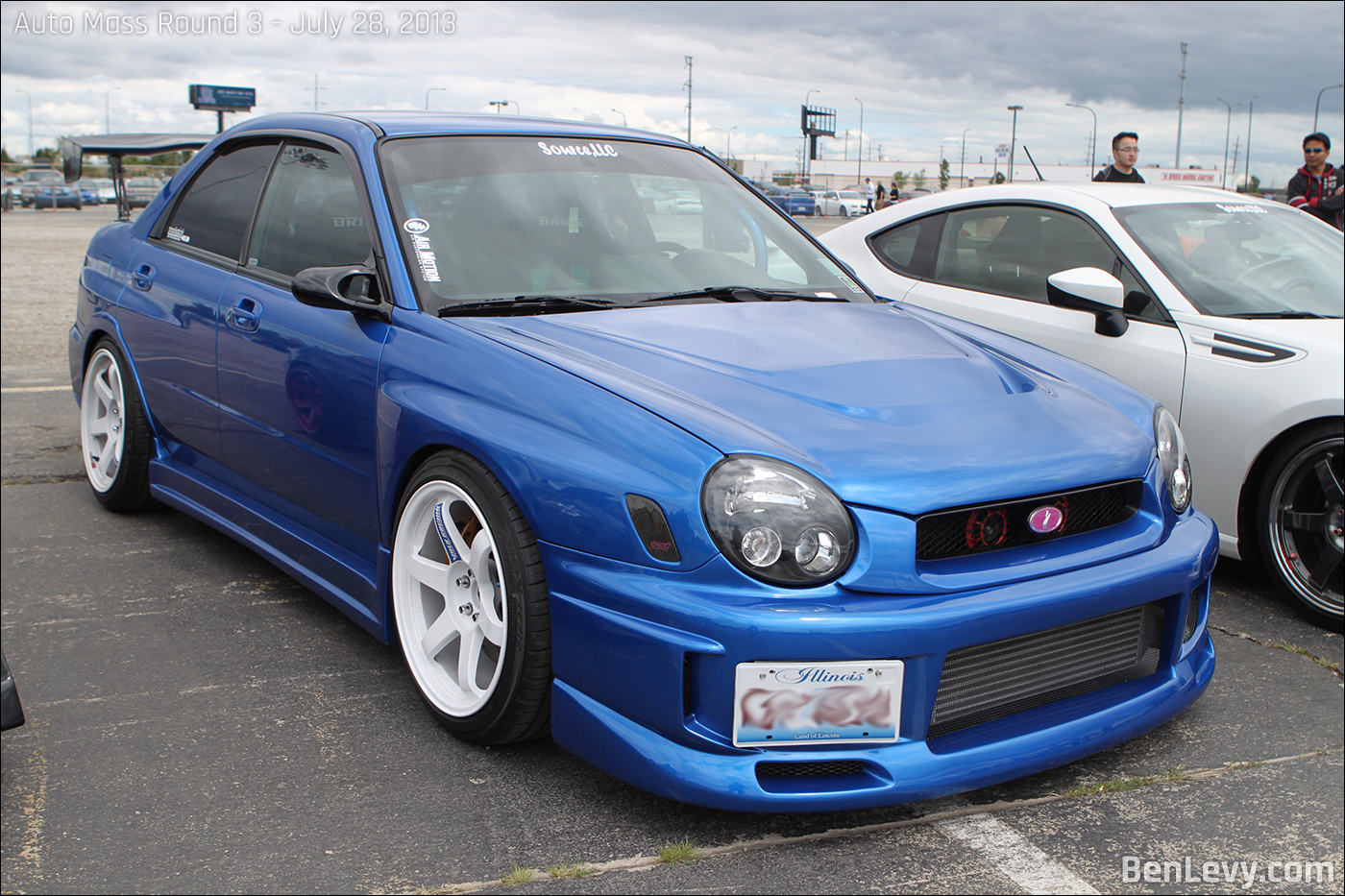 Blue Subaru WRX