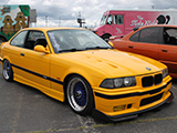 Yellow E36 BMW M3