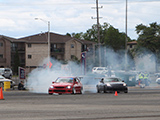 IS300 and 350Z drifting at Auto Mass Round 3