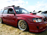 Red Subaru Forrester XT