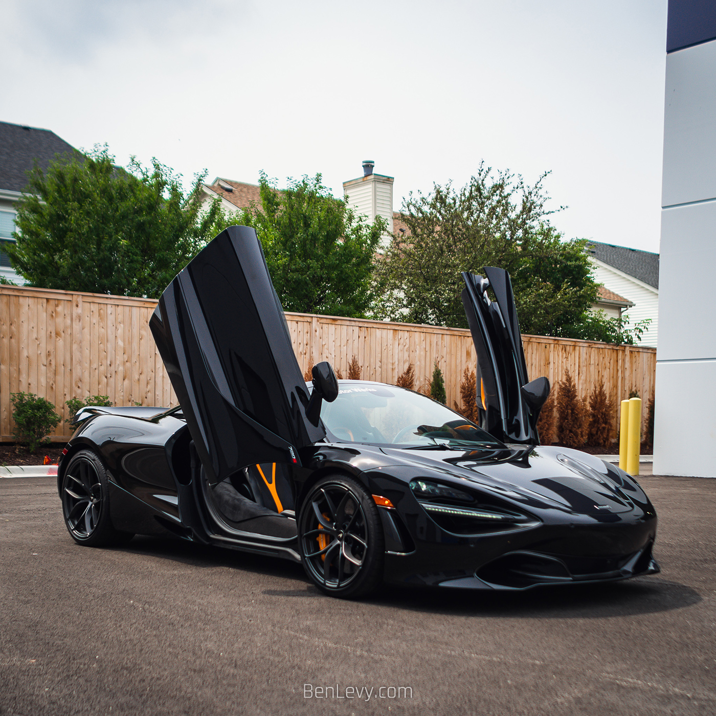 Black McLaren 720S at Big Door