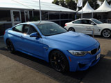 Blue BMW M4