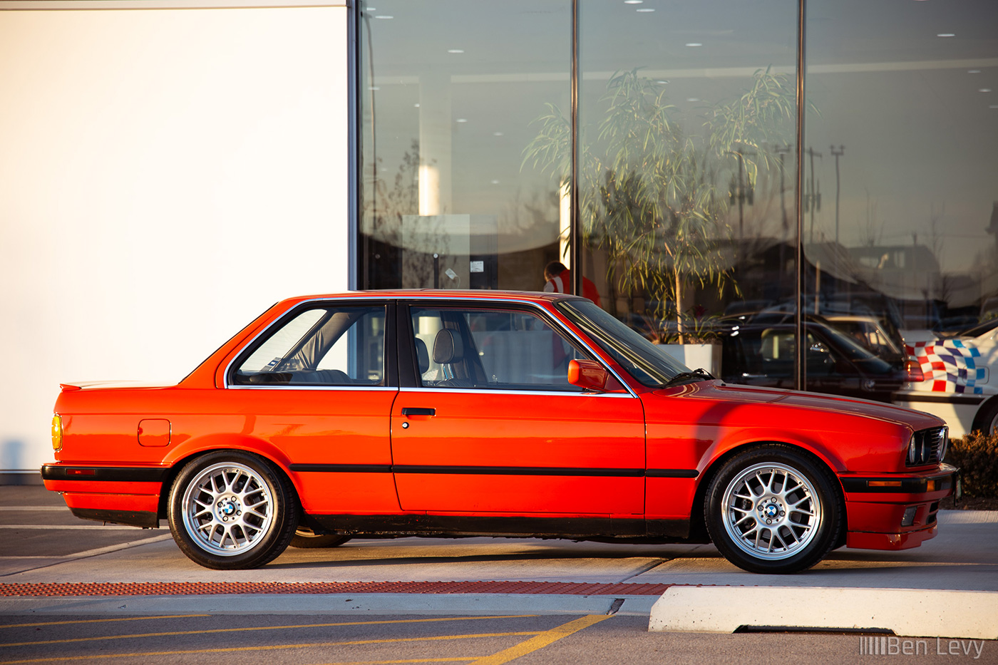 Red E30 BMW