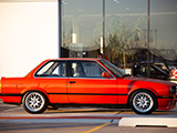 Red E30 BMW
