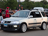 Silver Honda CR-V
