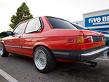 Red BMW 320i