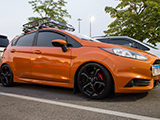 Orange Ford Fiesta ST