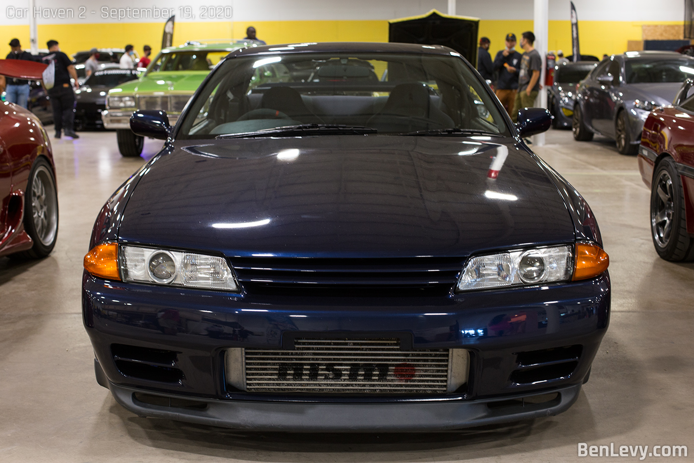 Blue R32 Nissan Skyline GT-R
