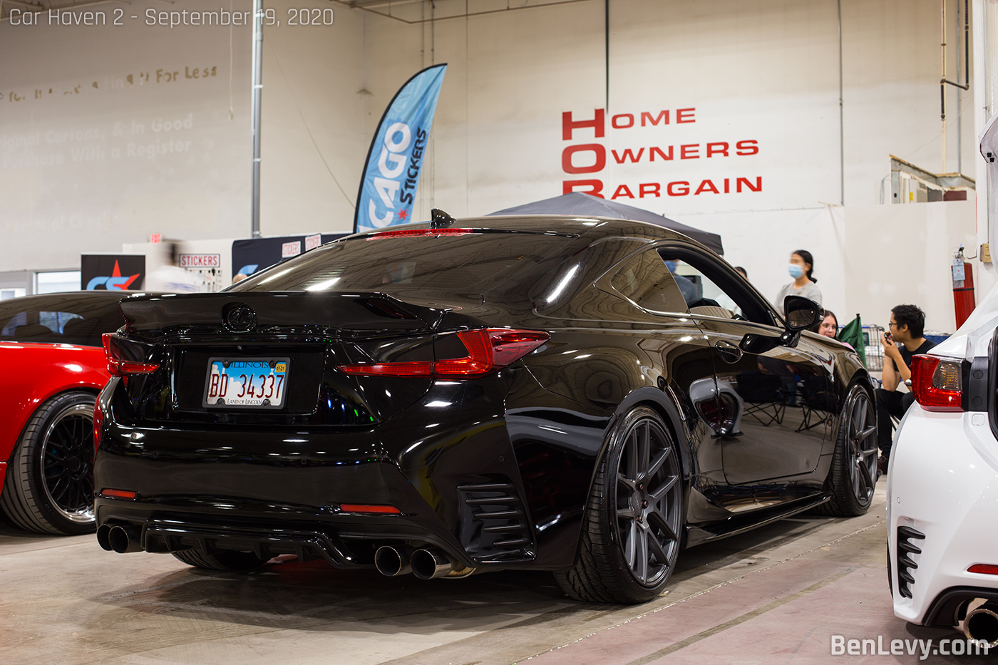 Lexus RC350 with tinted taillights