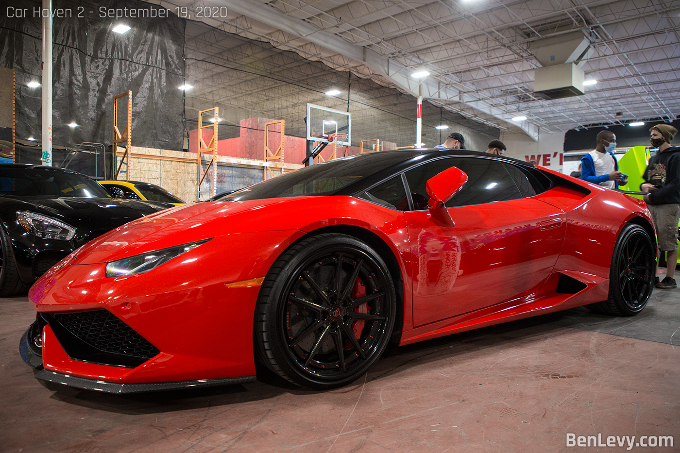 Red Lamborghini Huracan at Car Haven 2
