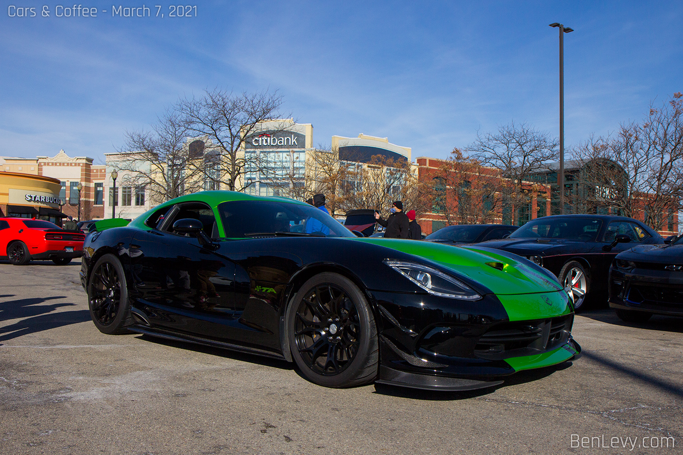 Black Dodge Viper TA