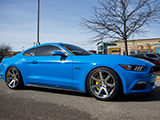 Blue S550 Mustang GT