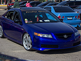 Blue Acura TL