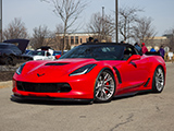 Red Corvette Z06 Convertible