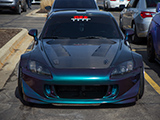 Honda S2000 with color shifting paint