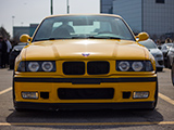 Front of Yellow E36 BMW M3