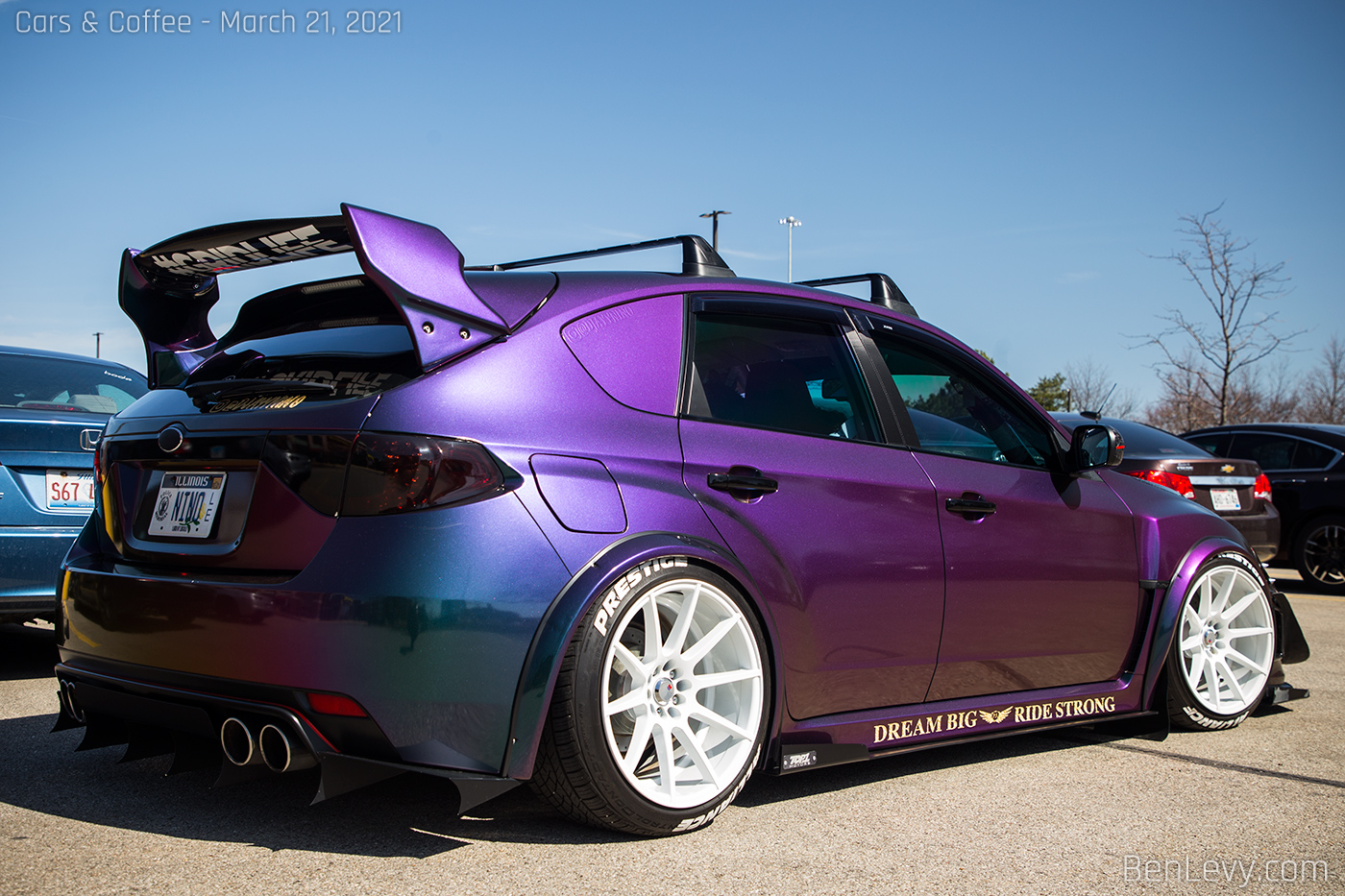 Nino's Purple Subaru WRX Hatchback