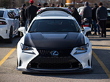 Front End of Bagged Lexus RC350