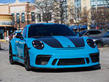 Blue 991 Porsche 911 GT3