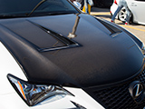 Carbon Fiber Hood on Lexus RC350