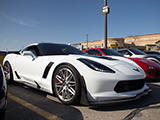 White C7 Corvette Z06