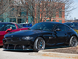Black BMW M Coupe at Schaumburg Car Meet