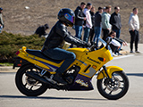 Yellow Kawasaki Ninja