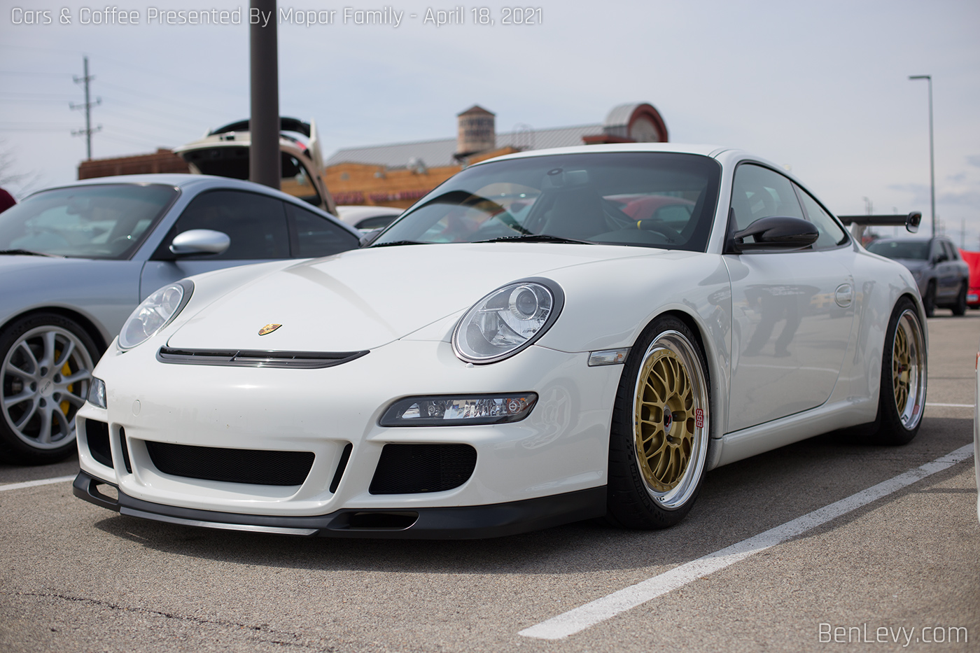 White 997 GT3 with BBS Wheels