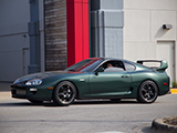 Mk4 Toyota Supra on Black Volk Racing Wheels