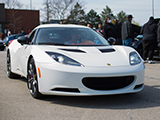 White Lotus Evora at a Cars & Coffee